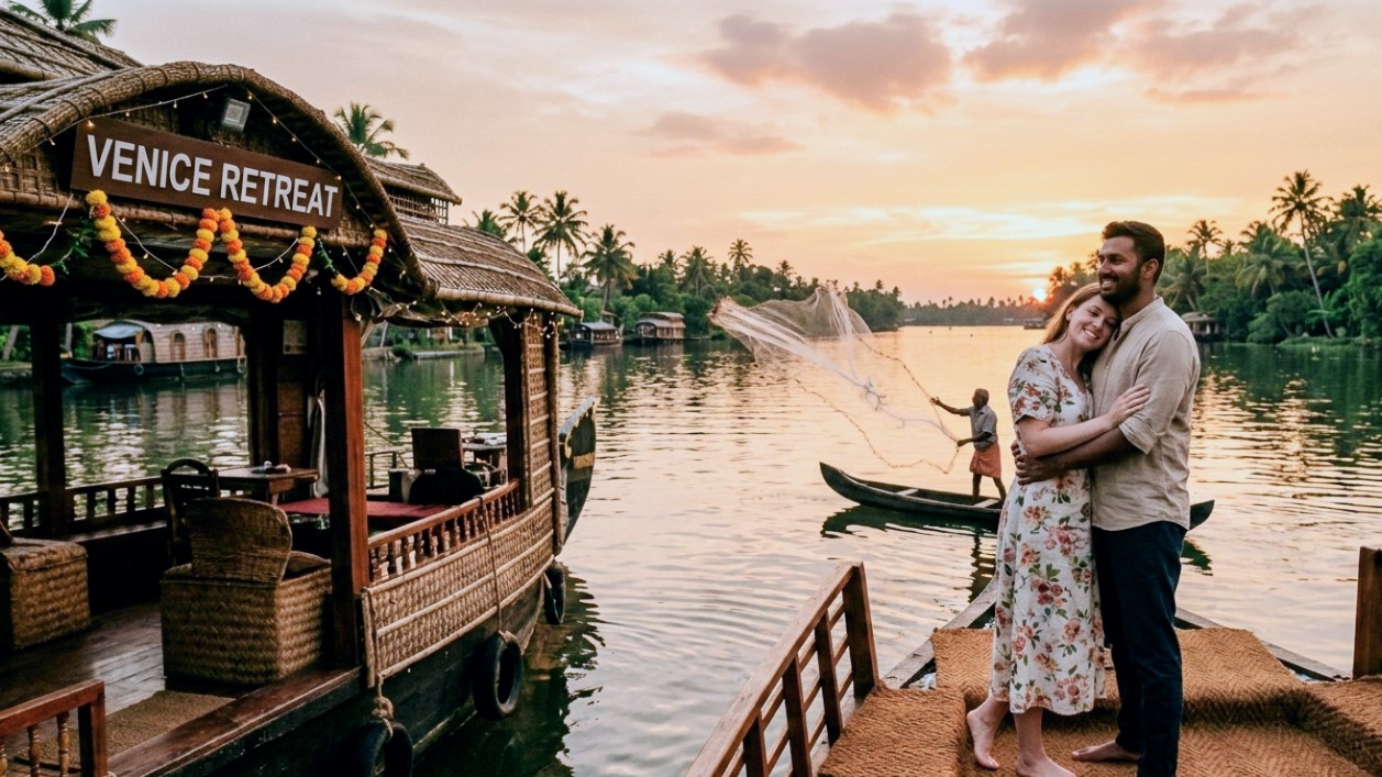 Couples in Houseboat