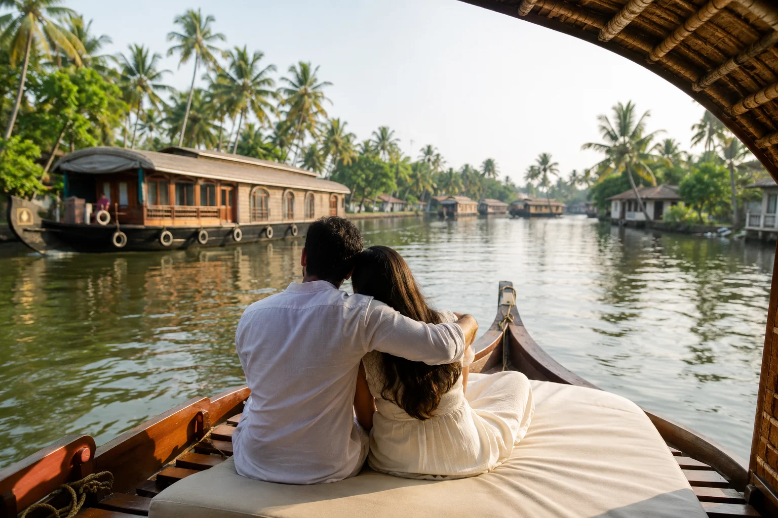 couples in house boat